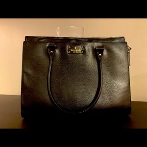 Kate Spade Bags | Kate Spade Black Leather Officework Laptop Bag